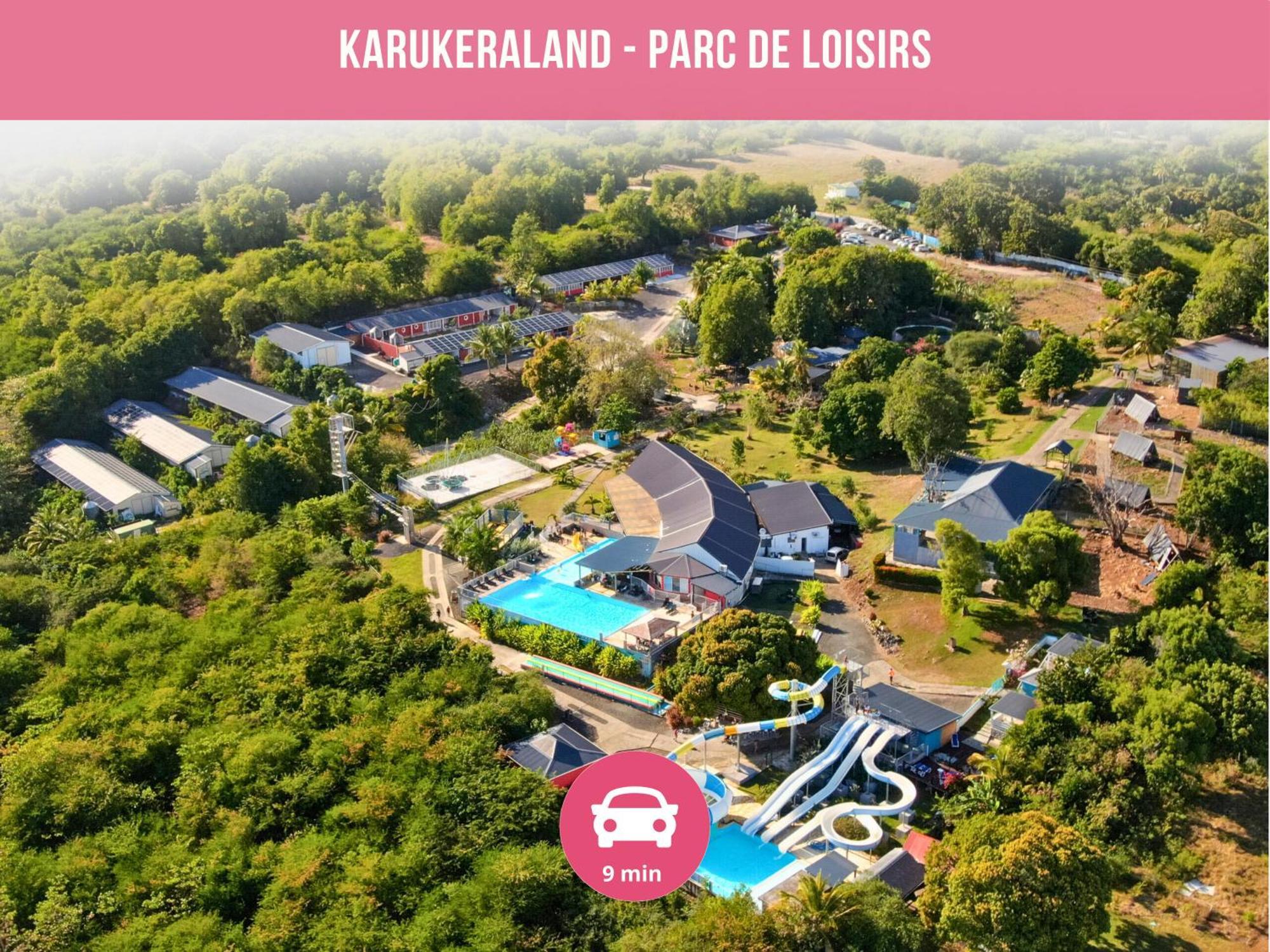 Le Sable Bleu - Evasion Tropicale A Sainte-Anne - Plage 5Min - Piscine - Parking - Logement Climatise - Vue Sur Les Palmiers - Parfait Pour Sejours En Famille Ou Entre Amis Extérieur photo