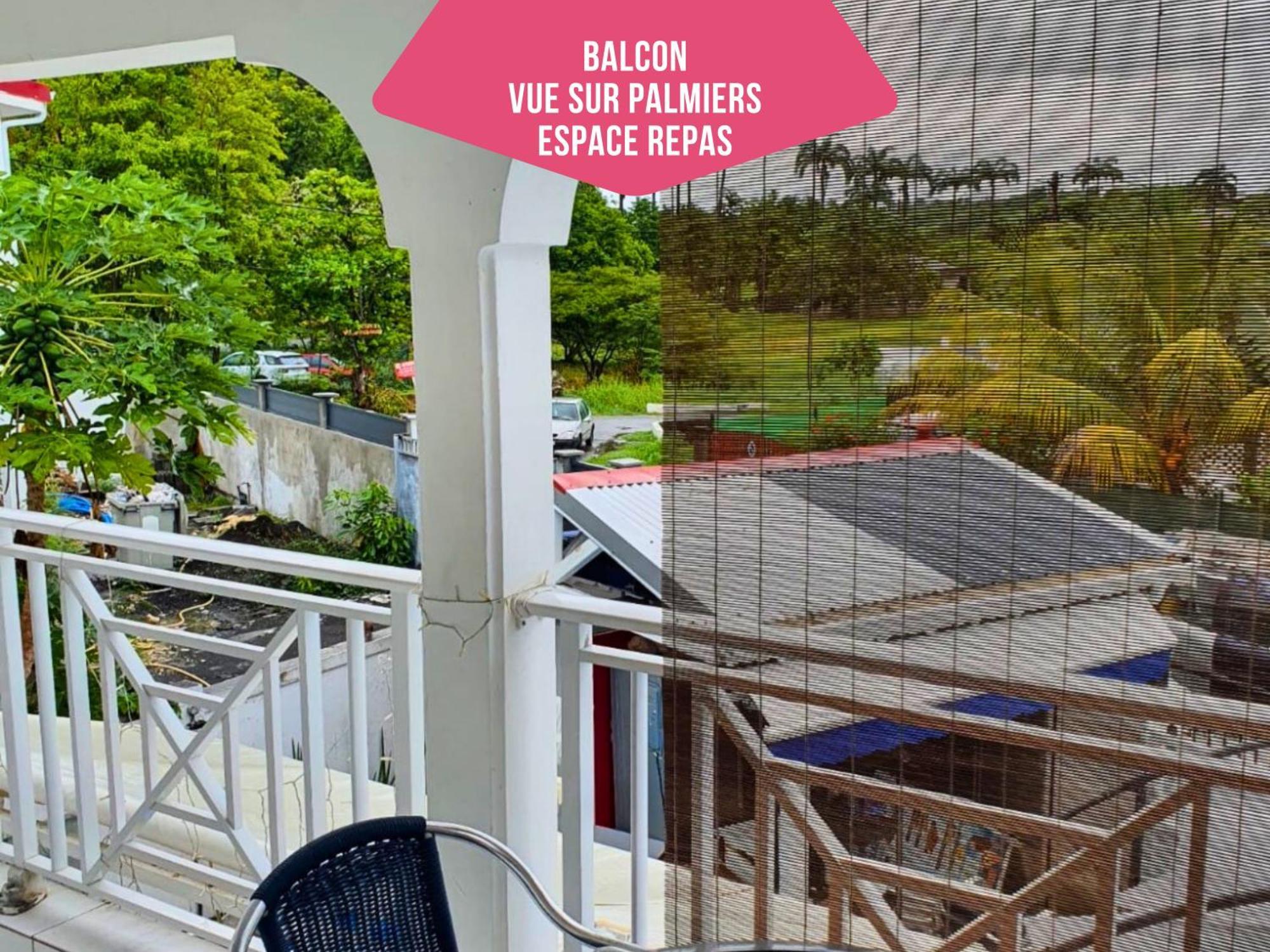 Le Sable Bleu - Evasion Tropicale A Sainte-Anne - Plage 5Min - Piscine - Parking - Logement Climatise - Vue Sur Les Palmiers - Parfait Pour Sejours En Famille Ou Entre Amis Extérieur photo
